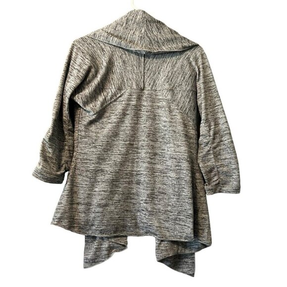 Athleta Haven Wrap Cardigan Sweater Small Draped Athleisure Preppy Loungewear - Picture 2 of 11
